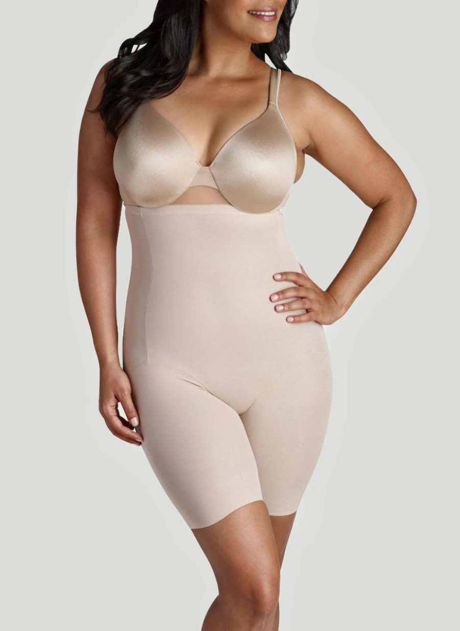 Naomi & Nicole Naomi & Nicole Unbelievable Comfort Plus Size High Waist Long Leg Warm Beige Best