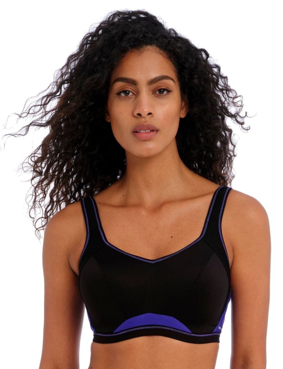 Freya Freya Active Epic Moulded Crop Bra Electric Black Online