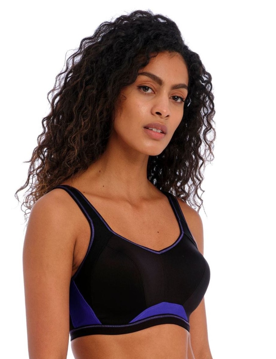 Freya Freya Active Epic Moulded Crop Bra Electric Black Online