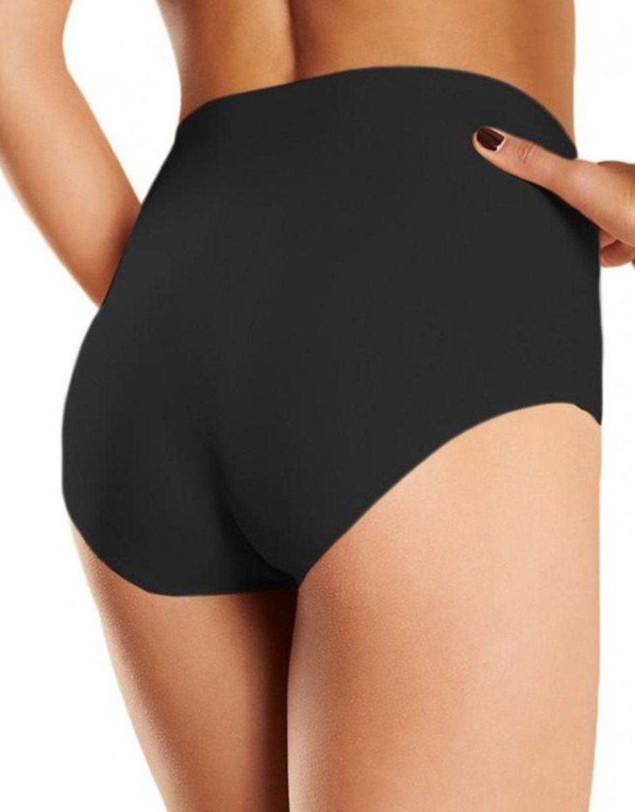 Chantelle Chantelle Soft Stretch One Size High Waist Brief Black Clearance