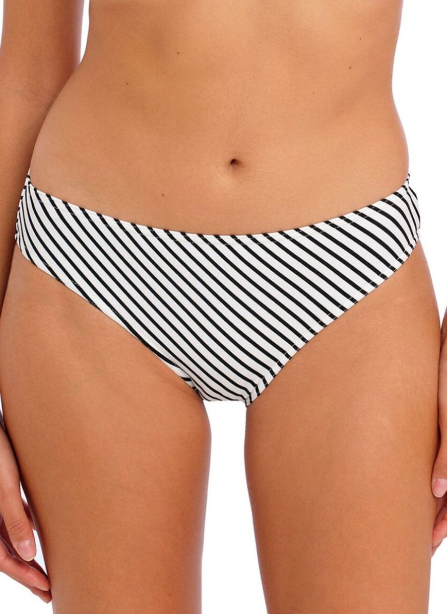 Freya Freya Jewel Cove Bikini Brief Stripe Black New