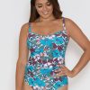 Curvy Kate Curvy Kate Hibiscus Plunge Tankini Print Mix Wholesale