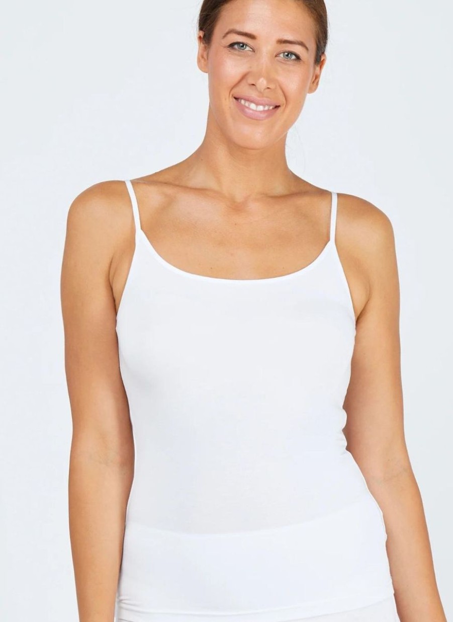 Tani Tani String Singlet White Hot