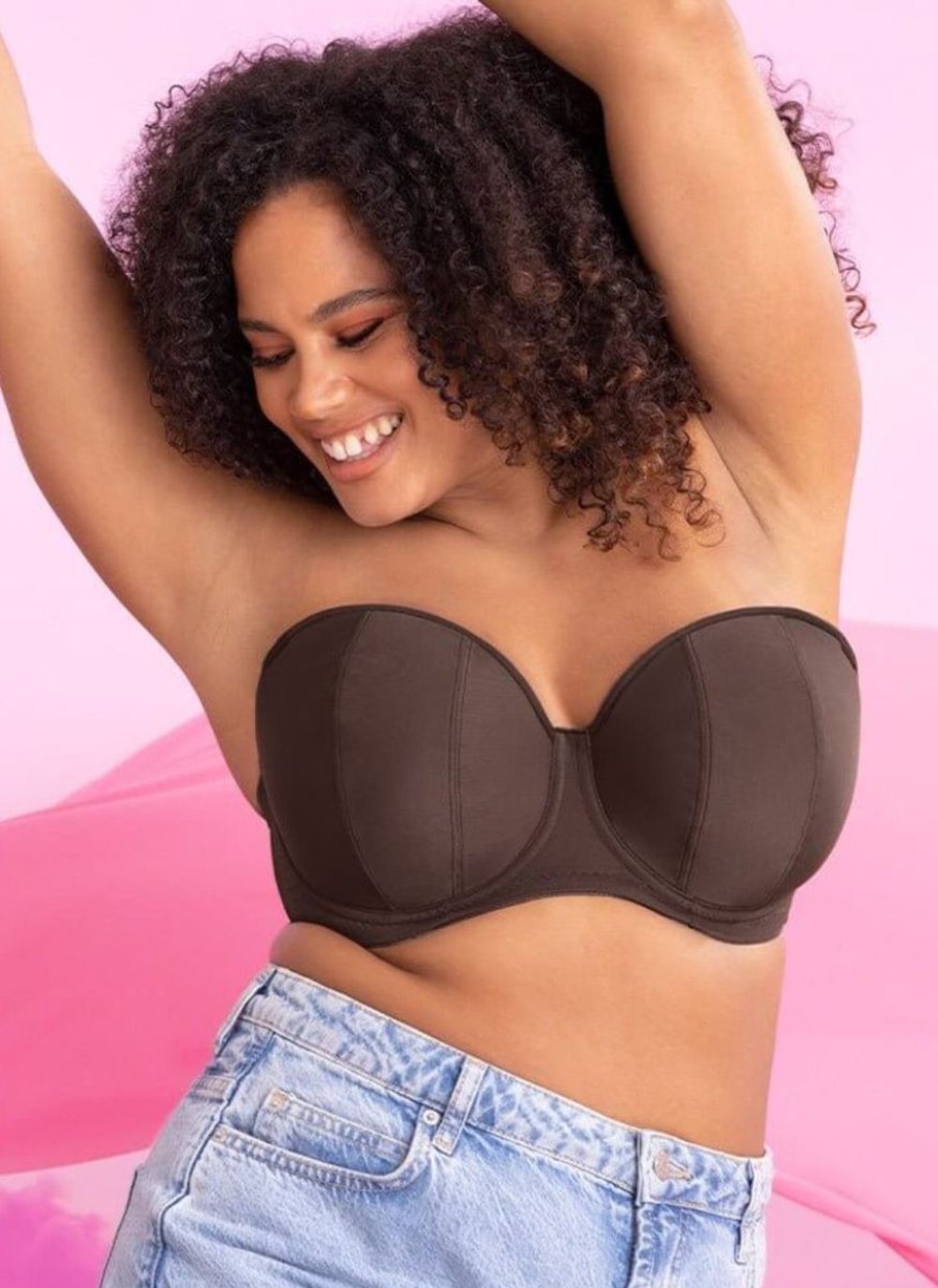 Curvy Kate Curvy Kate Luxe Strapless Bra Cocoa Best