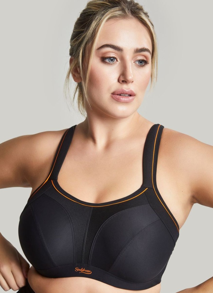 Sculptresse Sculptresse Non Padded Sports Bra Black Clearance