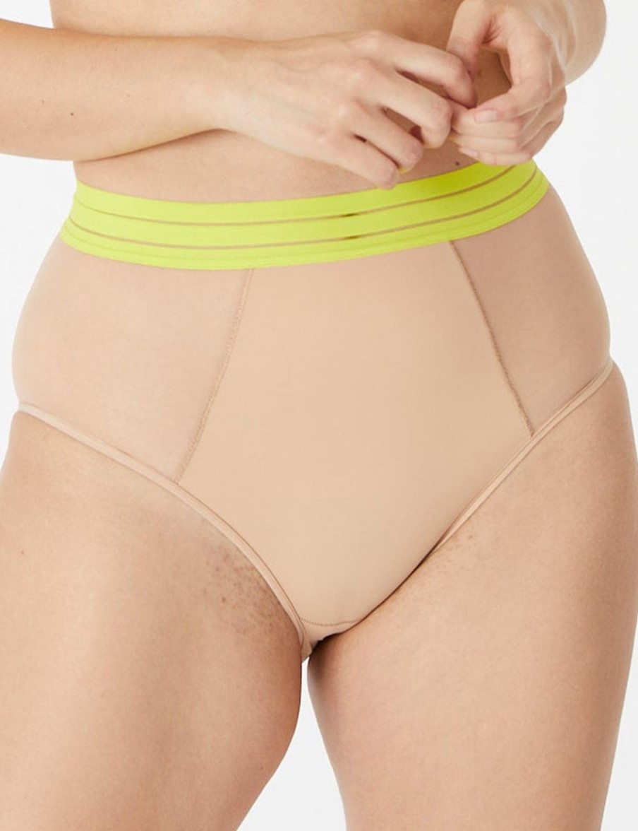 Maison Lejaby Maison Lejaby Nufit Fluo High Waisted Brief Sunny Skin Online