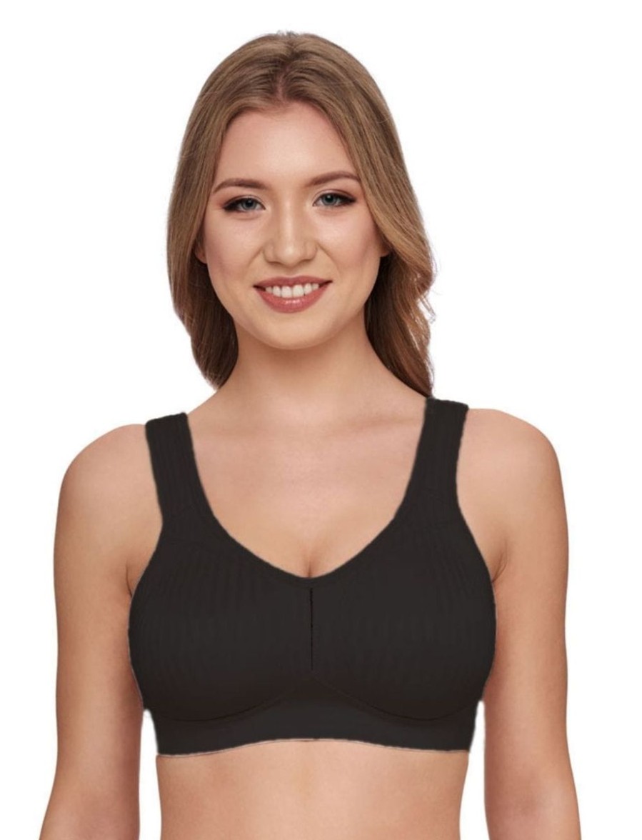 Susa Susa Cremona Wirefree Bra Black New