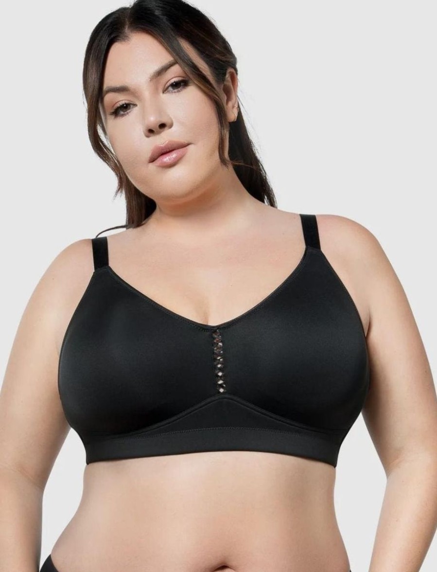 Parfait Parfait Erika Full Bust Seamless Wirefree Bra Black Online