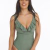 Marvell Lane Marvell Lane Sofia Swimsuit Eucalyptus Online