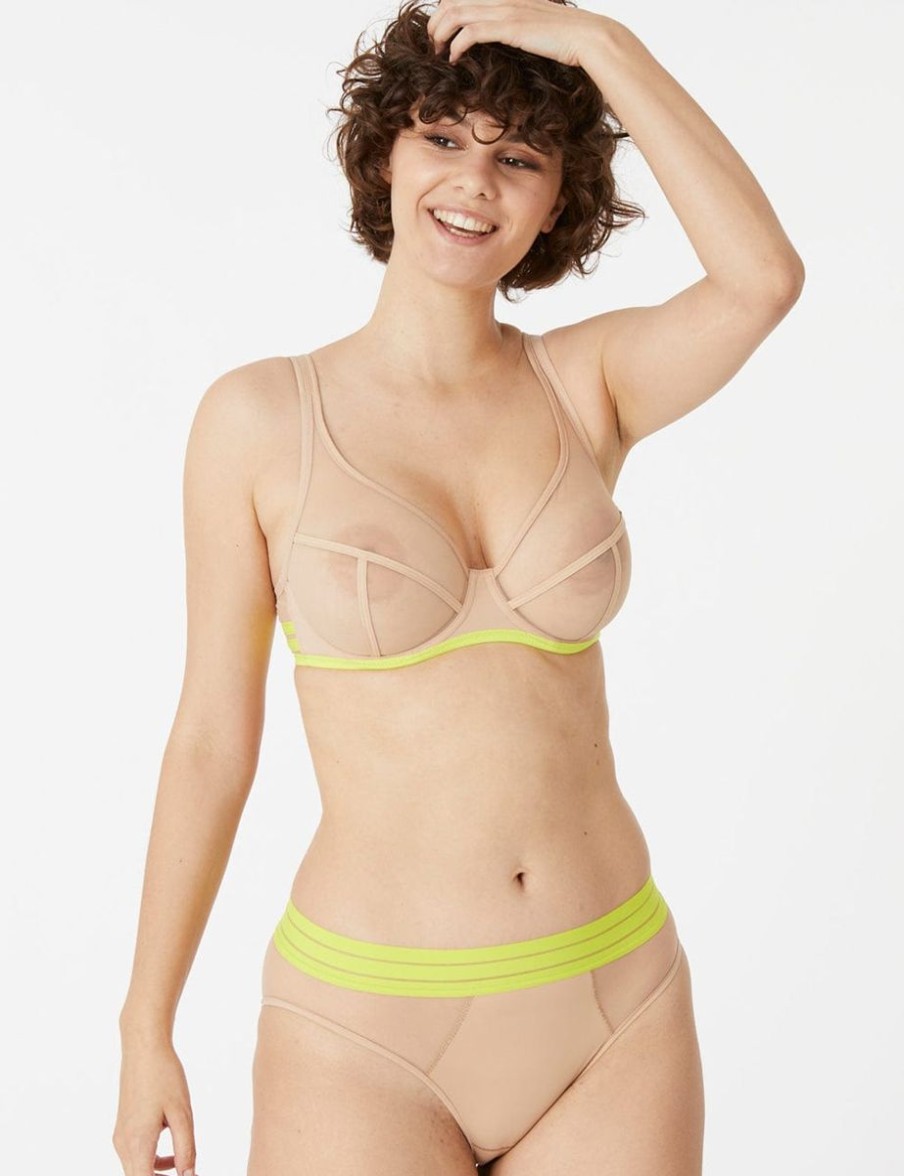 Maison Lejaby Maison Lejaby Nufit Fluo 3P Underwired Bra Sunny Skin Wholesale