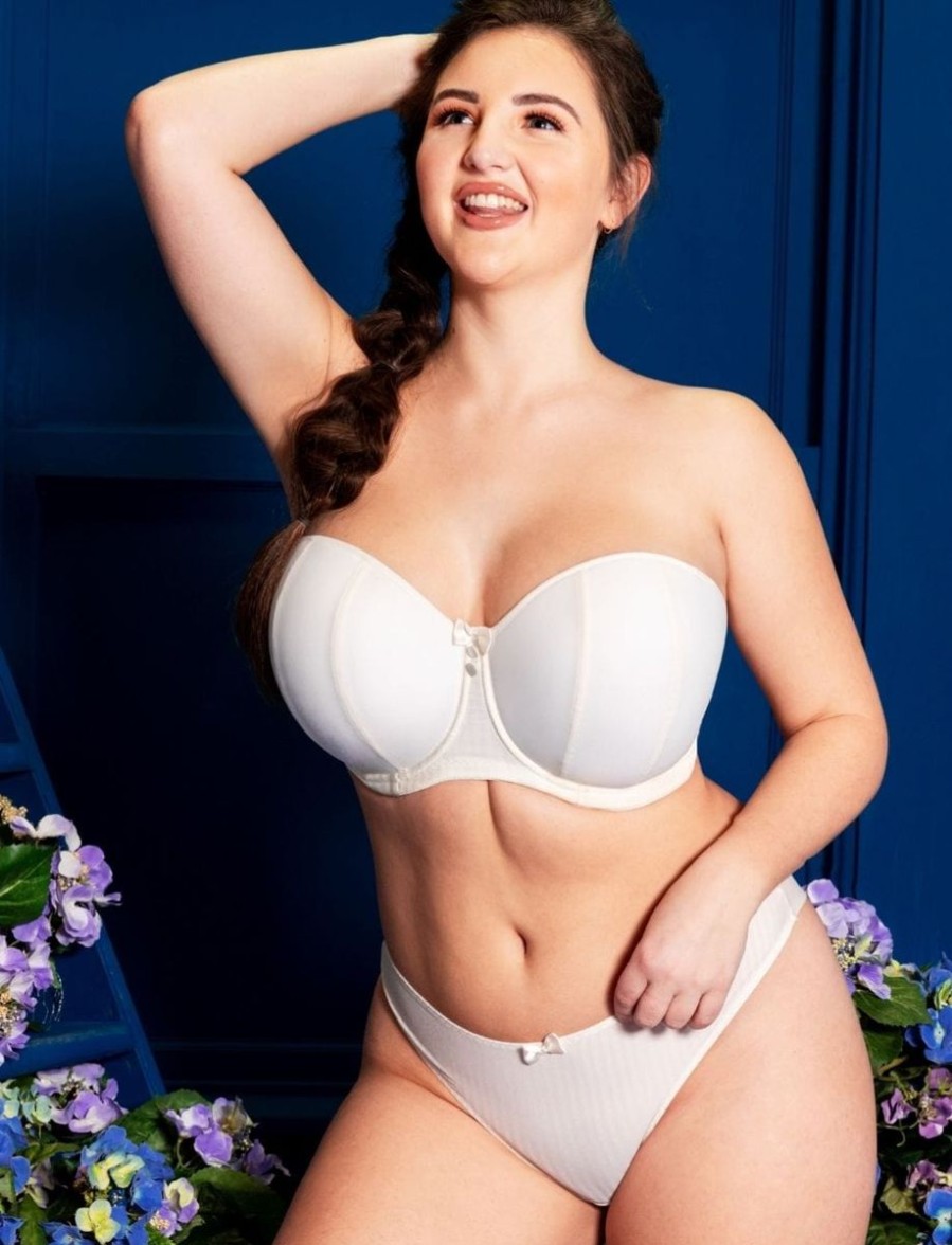 Curvy Kate Curvy Kate Luxe Strapless Bra Ivory New