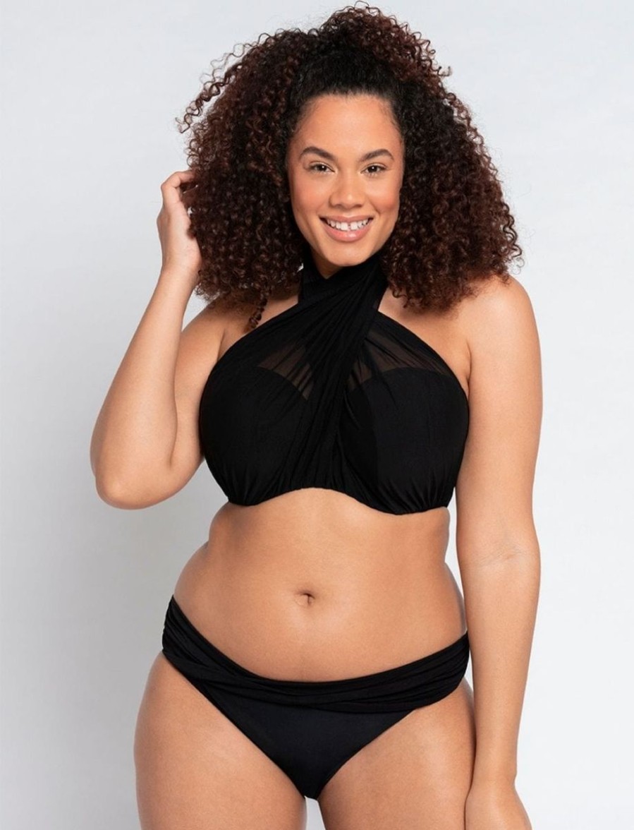 Curvy Kate Curvy Kate Wrapsody Bikini Top Black Wholesale