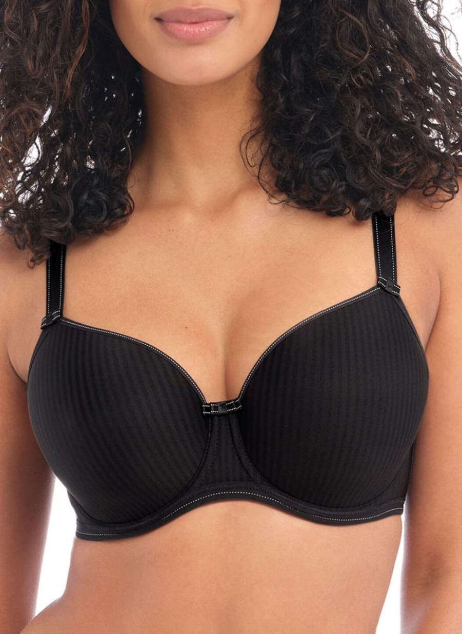 Freya Freya Idol Moulded Balcony T-Shirt Bra Black Best