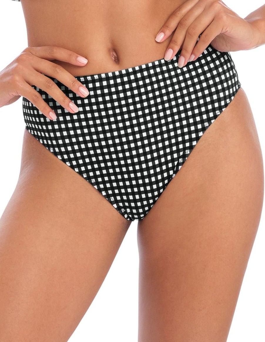 Freya Freya Check In High Waist Brief Monochrome Best