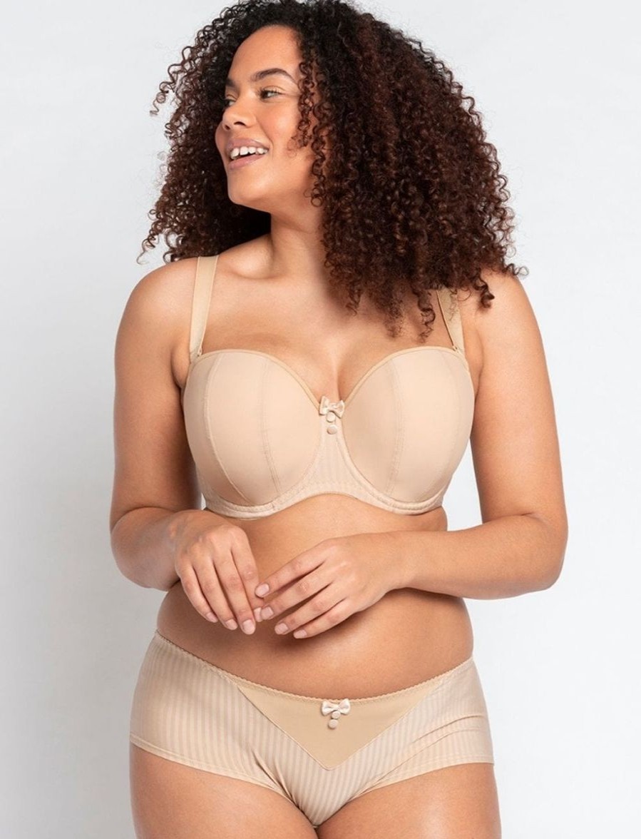 Curvy Kate Curvy Kate Luxe Strapless Bra Biscotti Hot