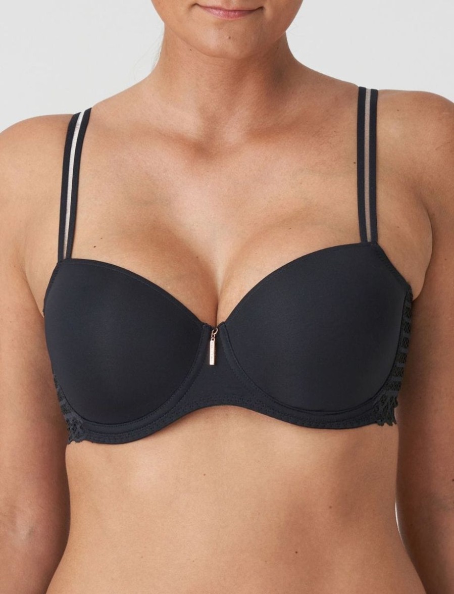 Prima Donna Twist Prima Donna Twist East End Padded Balcony Bra Charcoal Online