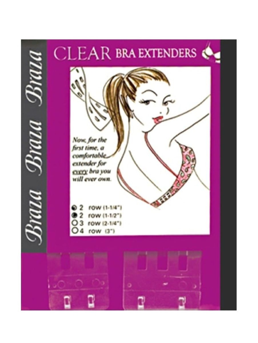 Braza Braza Bra Extenders Clear 4 Rows Online