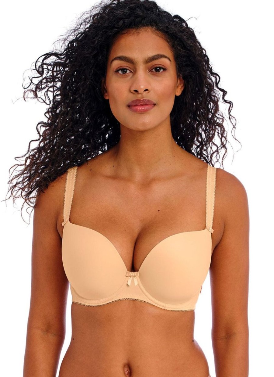 Freya Freya Deco Plunge Bra Nude New