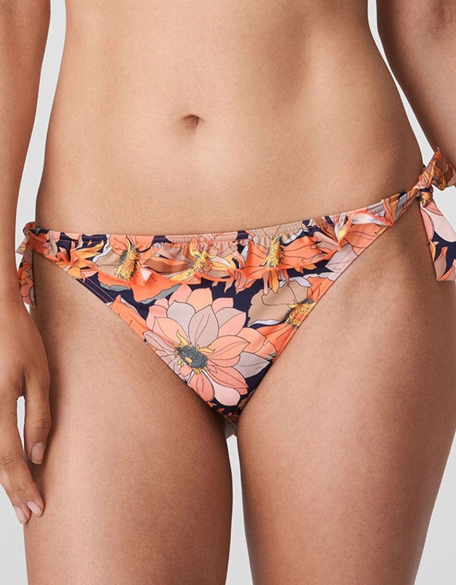 Prima Donna Prima Donna Melanesia Tie-Side Brief Coral Flower Hot