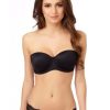 Le Mystere Le Mystere Soiree Strapless Bra Black New