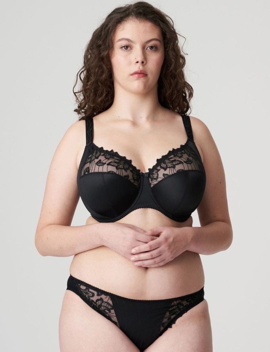 Prima Donna Prima Donna Deauville Full Cup Plain Bra Black Best