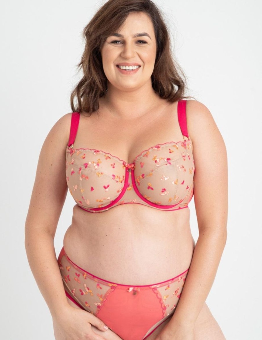 Samanta Samanta Boonie Full Cup Bra Magenta Hot