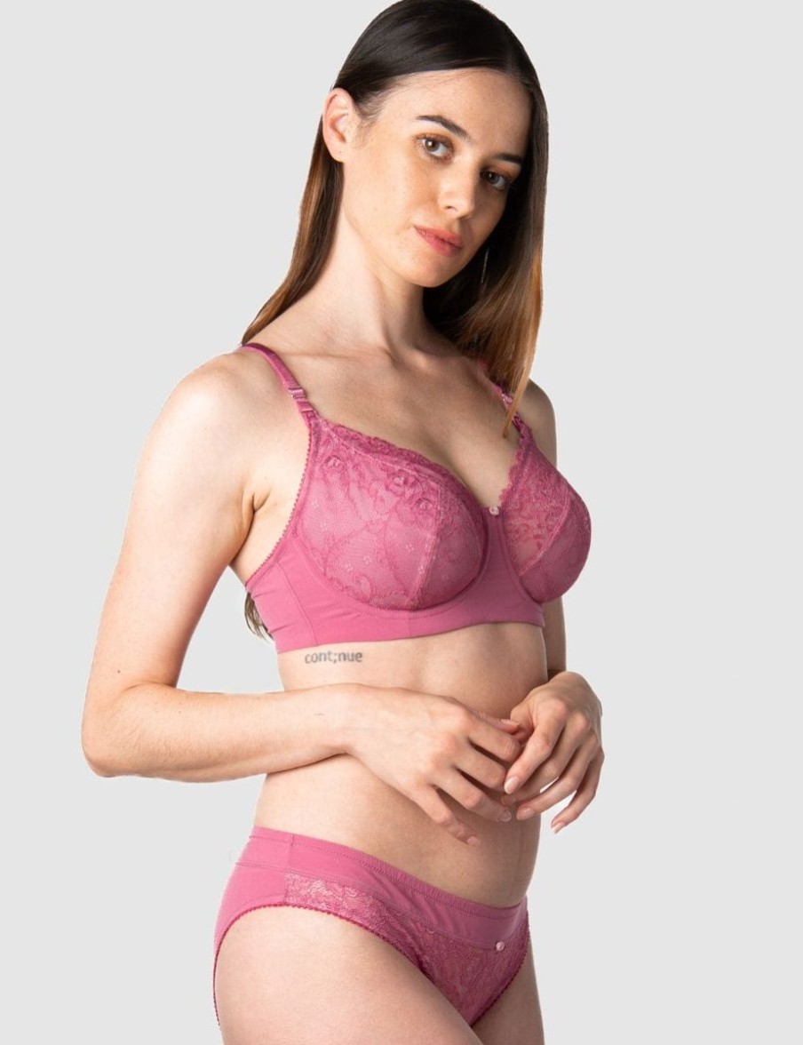 Hotmilk Hotmilk Temptation Full Cup Nursing Bra Rose Hot