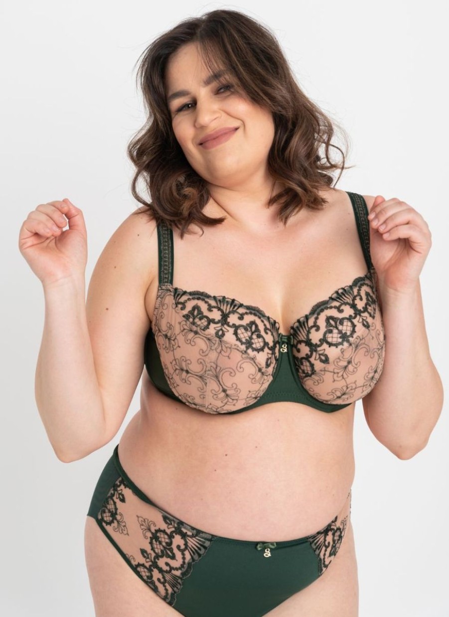 Samanta Samanta Perla Soft Full Cup Bra Malachite Best