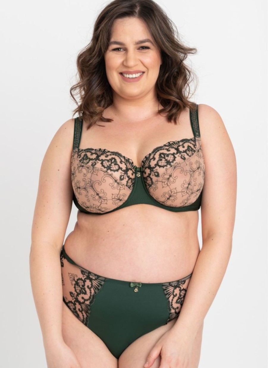 Samanta Samanta Perla Soft Full Cup Bra Malachite Best