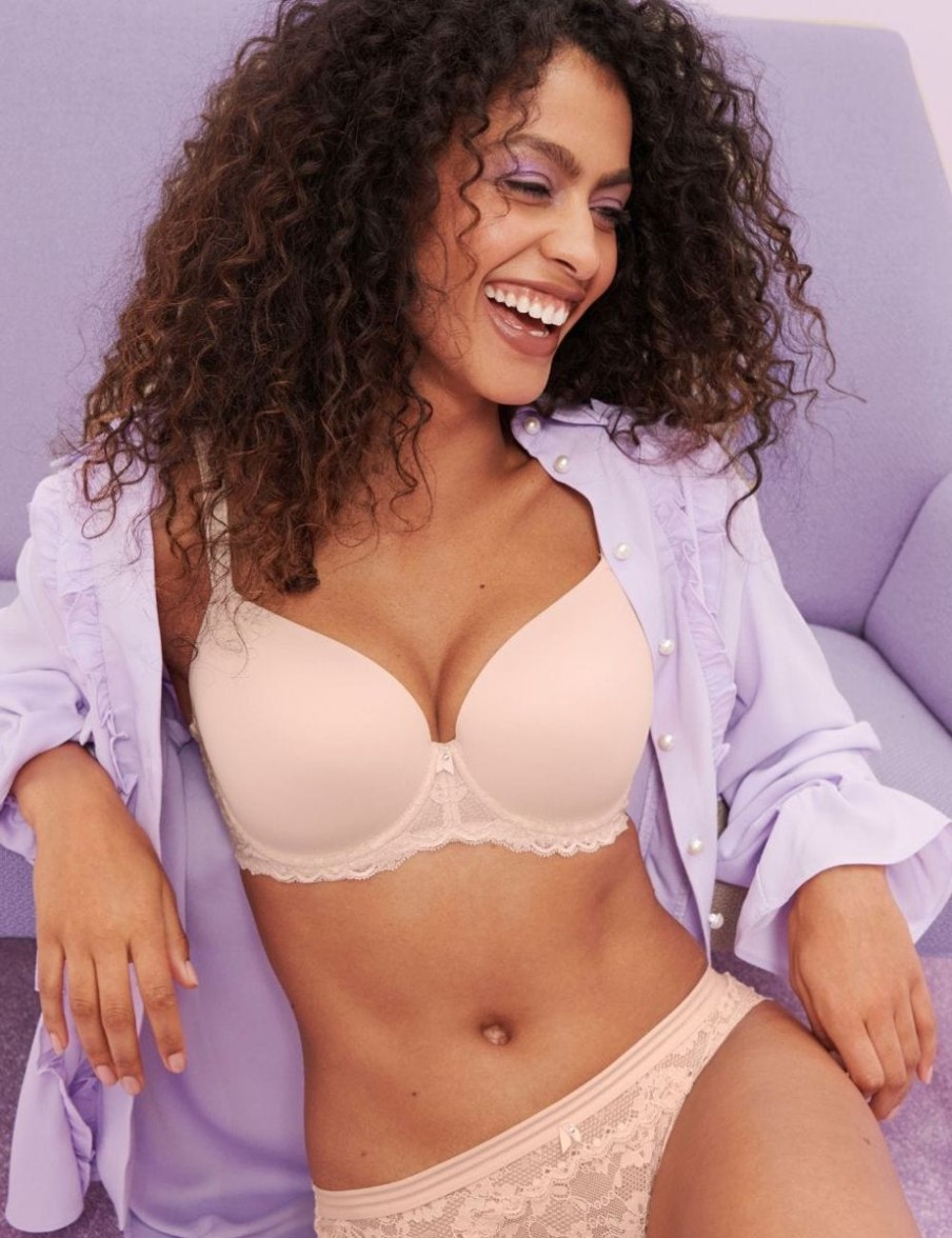 Freya Freya Offbeat Uw Moulded Demi T-Shirt Bra Natural Beige Hot