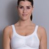 Anita Anita Momentum Wirefree Sports Bra White New