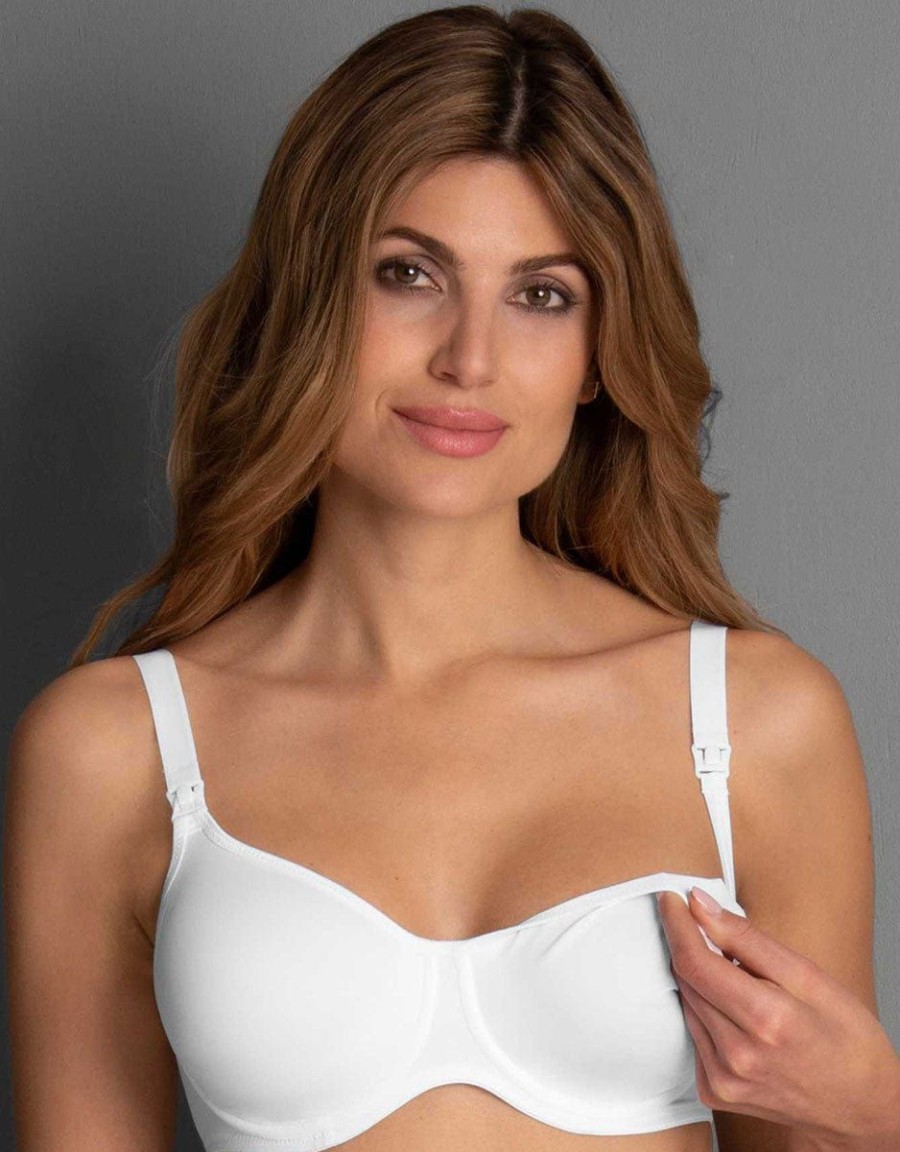 Anita Anita Basic Microfibre Underwire Nursing Bra White Wholesale