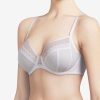 Chantelle Chantelle Parisian Allure 4 Part Bra White New