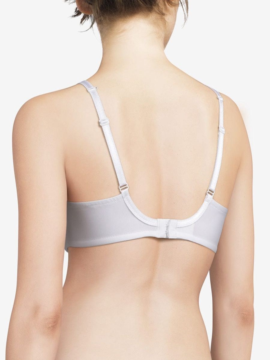 Chantelle Chantelle Parisian Allure 4 Part Bra White New