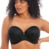 Elomi Elomi Smooth Moulded Strapless Bra Black Hot