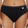 Chantelle Chantelle Cotton Comfort Hi Cut Brief Black Hot