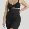 Naomi & Nicole Naomi & Nicole Unbelievable Comfort Plus Size High Waist Long Leg Black New