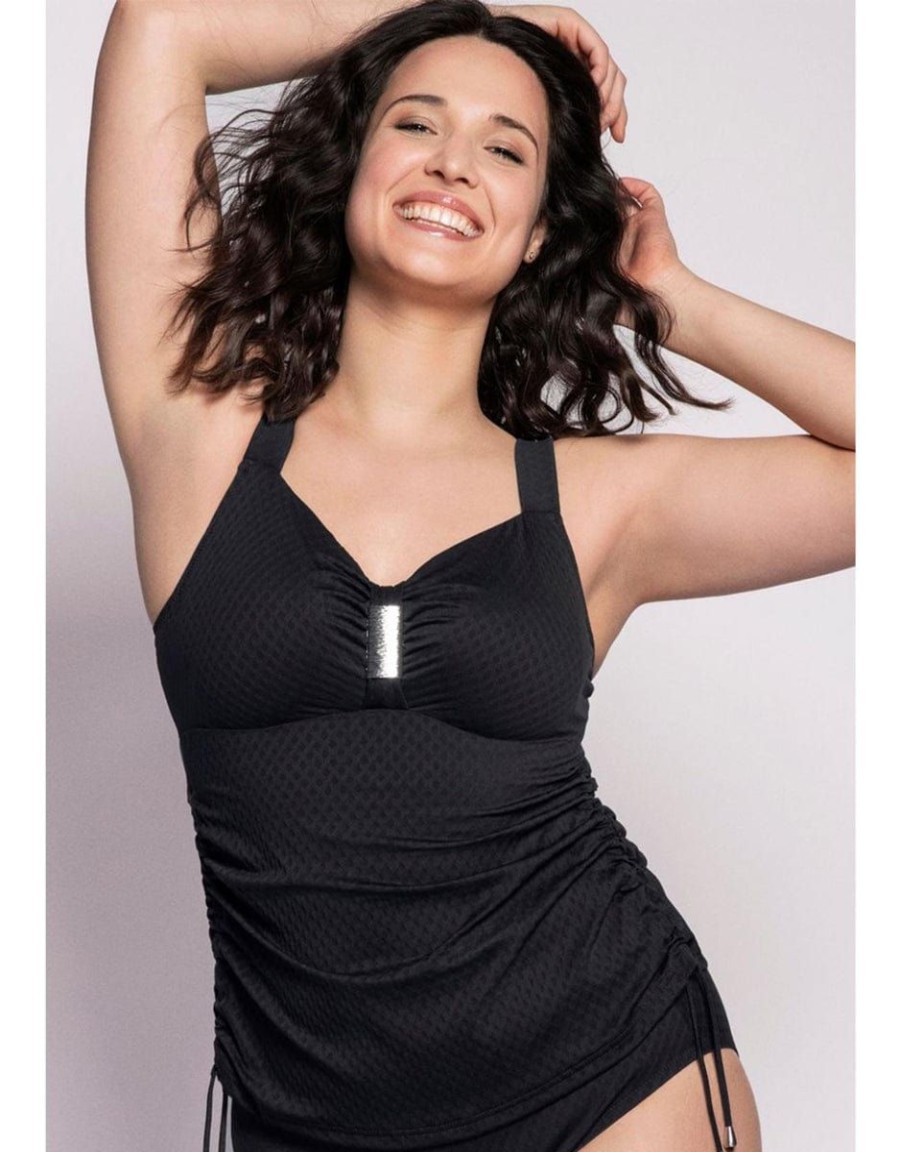 Ulla Ulla St Tropez Underwired Tankini Black Hot