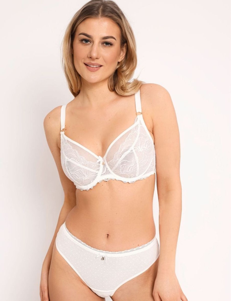 Samanta Samanta Nyks Soft Balconette Bra Pearl Online