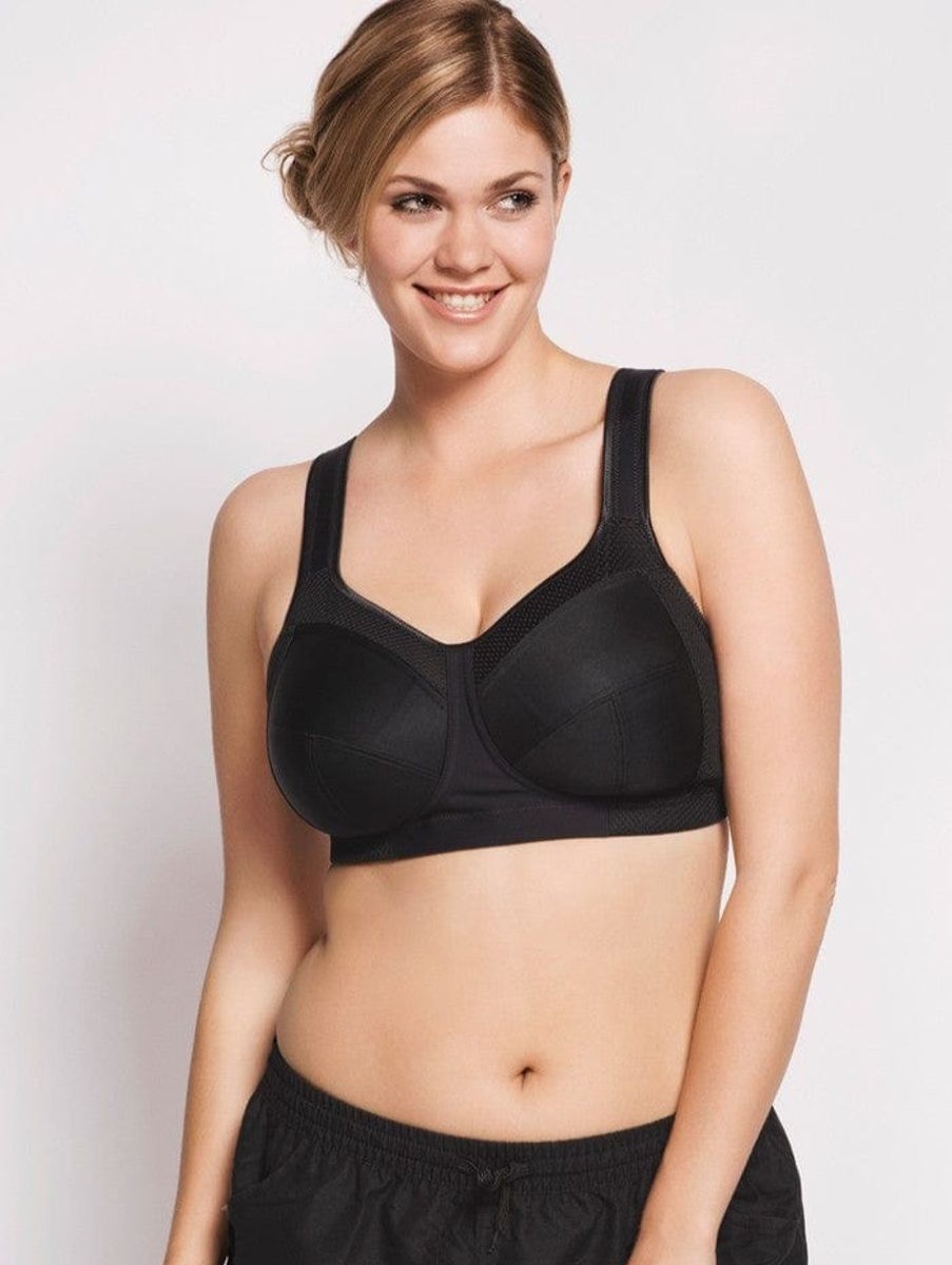 Ulla Ulla Kate Wirefree Sports Bra Black Clearance