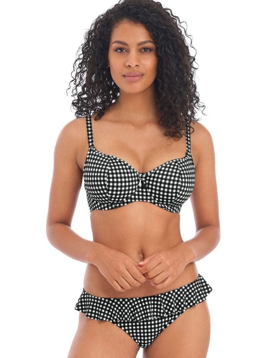 Freya Freya Check In Sweetheart Bikini Top Monochrome Best