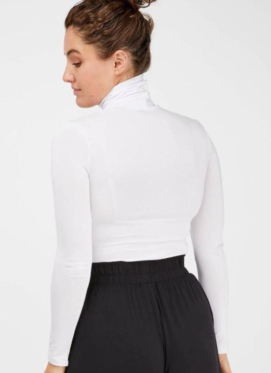 Tani Tani Turtle Neck Long Sleeve Top White Online