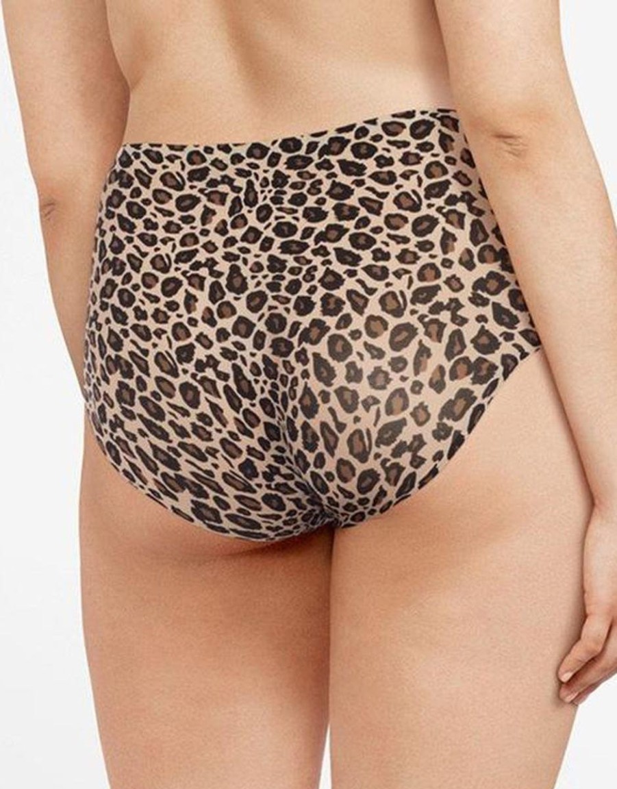 Chantelle Chantelle Soft Stretch One Size High Waist Brief Animal Print Clearance