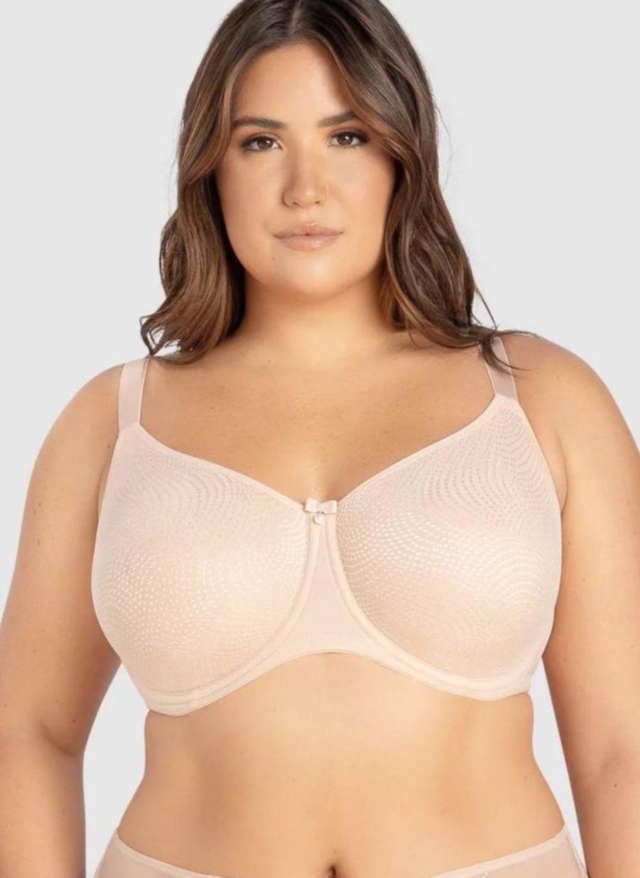 Parfait Parfait Pearl Underwire Seamless Minimiser Bra Cameo Rose Hot