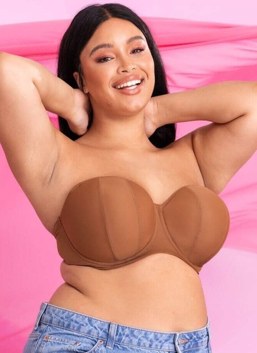 Curvy Kate Curvy Kate Luxe Strapless Bra Caramel Wholesale