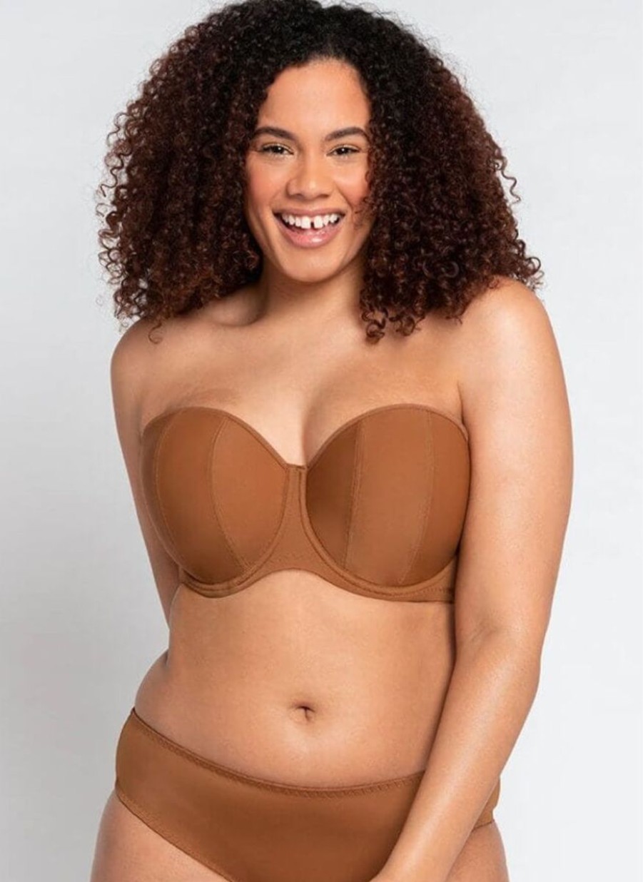 Curvy Kate Curvy Kate Luxe Strapless Bra Caramel Wholesale