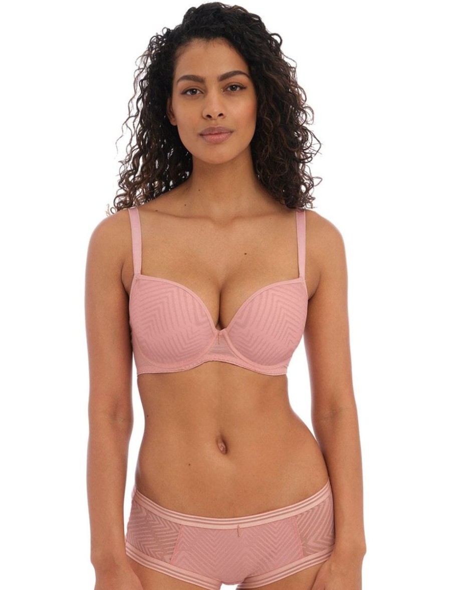 Freya Freya Tailored Uw Moulded Plunge T-Shirt Bra Ash Rose Clearance