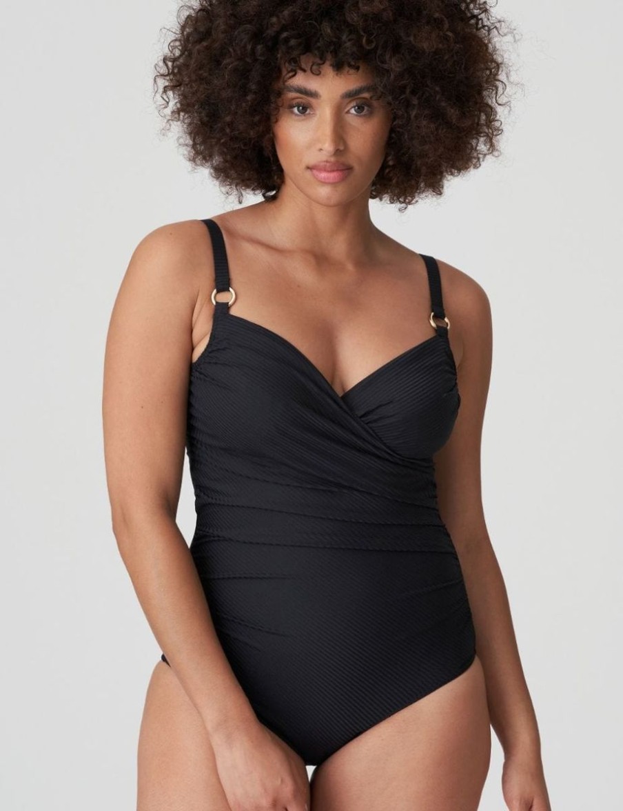 Prima Donna Prima Donna Sahara Control Swimsuit Black New