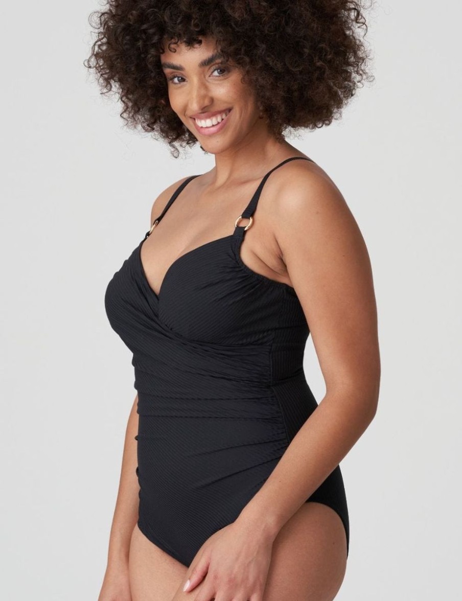 Prima Donna Prima Donna Sahara Control Swimsuit Black New