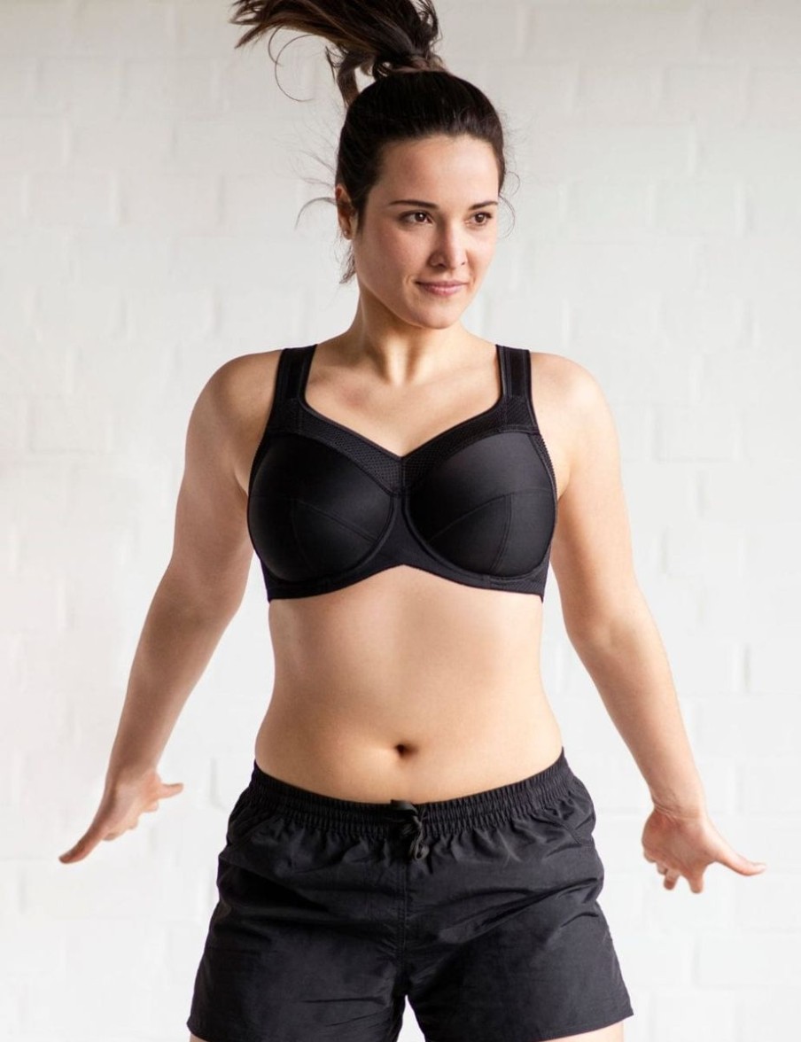 Ulla Ulla Kate U/W Sports Bra Black Clearance